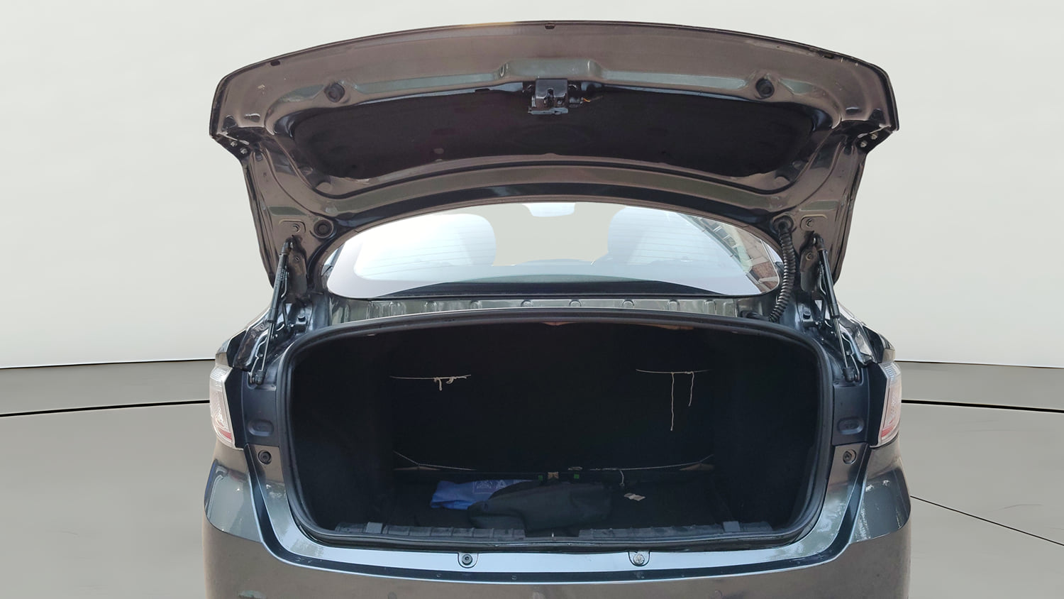 Used 2025 Tata Tigor XZ Plus LUX Petrol Manual interior DICKY DOOR OPEN VIEW