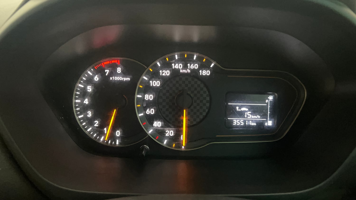 Used 2018 Hyundai Santro Sportz Petrol Manual interior CLUSTERMETER VIEW