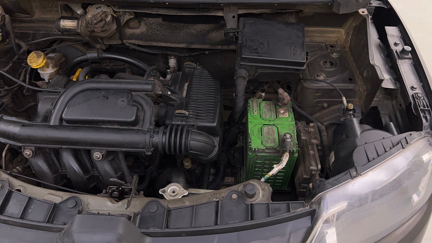 Used 2017 Renault Kwid 1.0 RXL AMT Petrol Automatic engine ENGINE LEFT SIDE VIEW