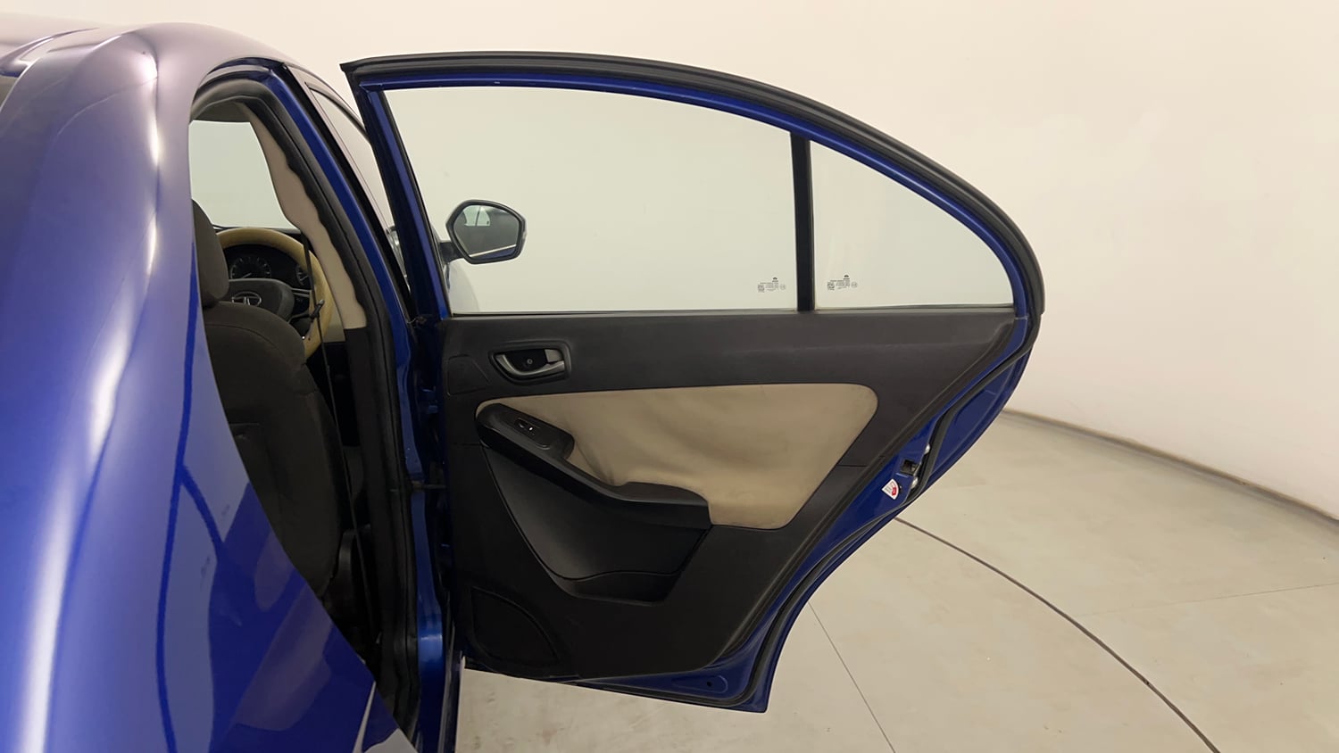 Used 2020 Tata Zest XT Petrol Petrol Manual interior RIGHT REAR DOOR OPEN VIEW