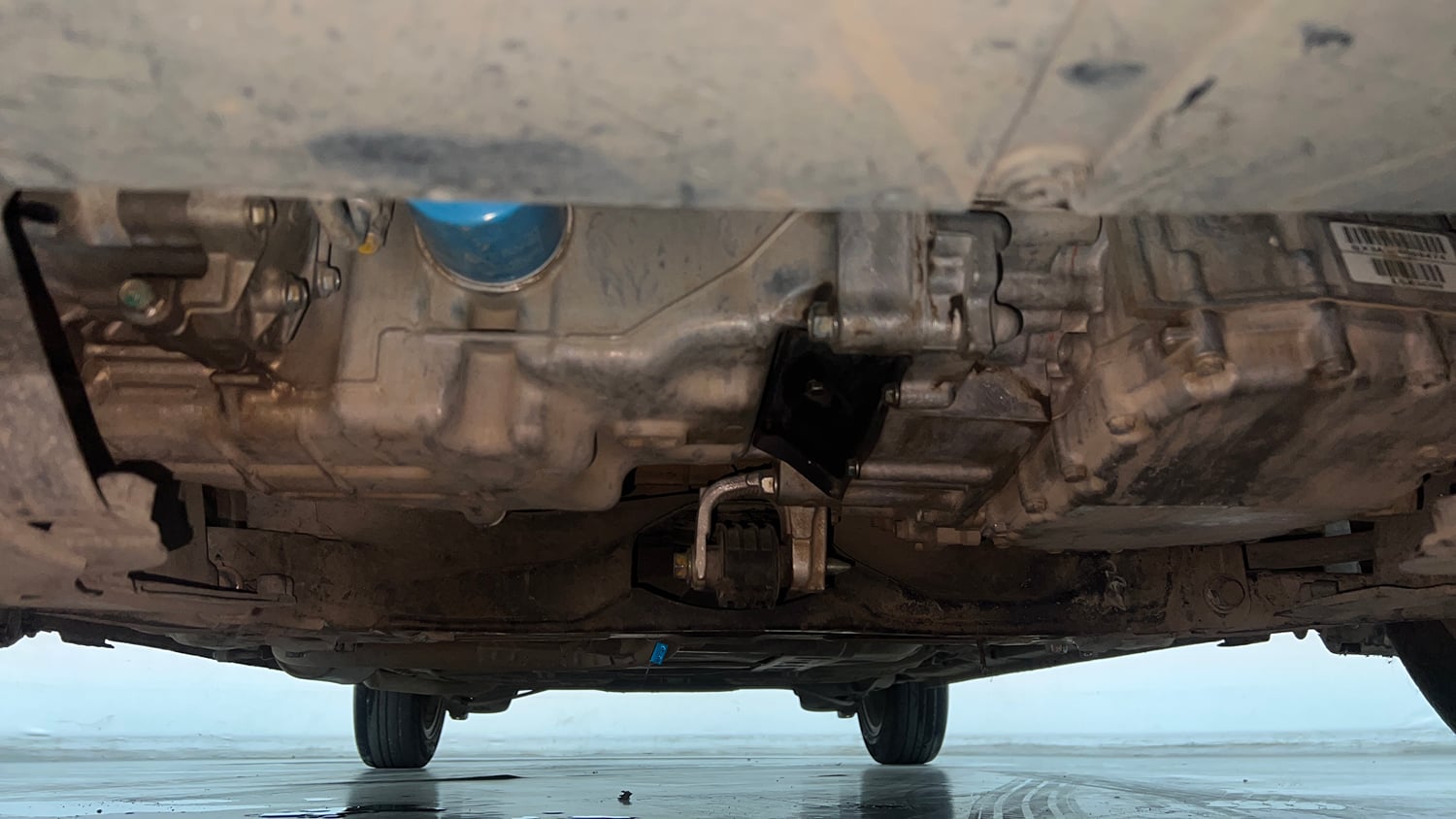 Used 2022 Honda Jazz ZX CVT Petrol Automatic extra FRONT LEFT UNDERBODY VIEW