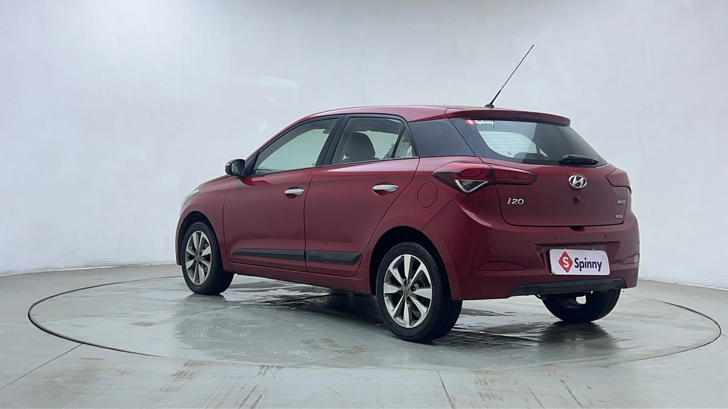 Used 2015 Hyundai Elite i20 Asta 1.2 Petrol Manual exterior LEFT REAR CORNER VIEW