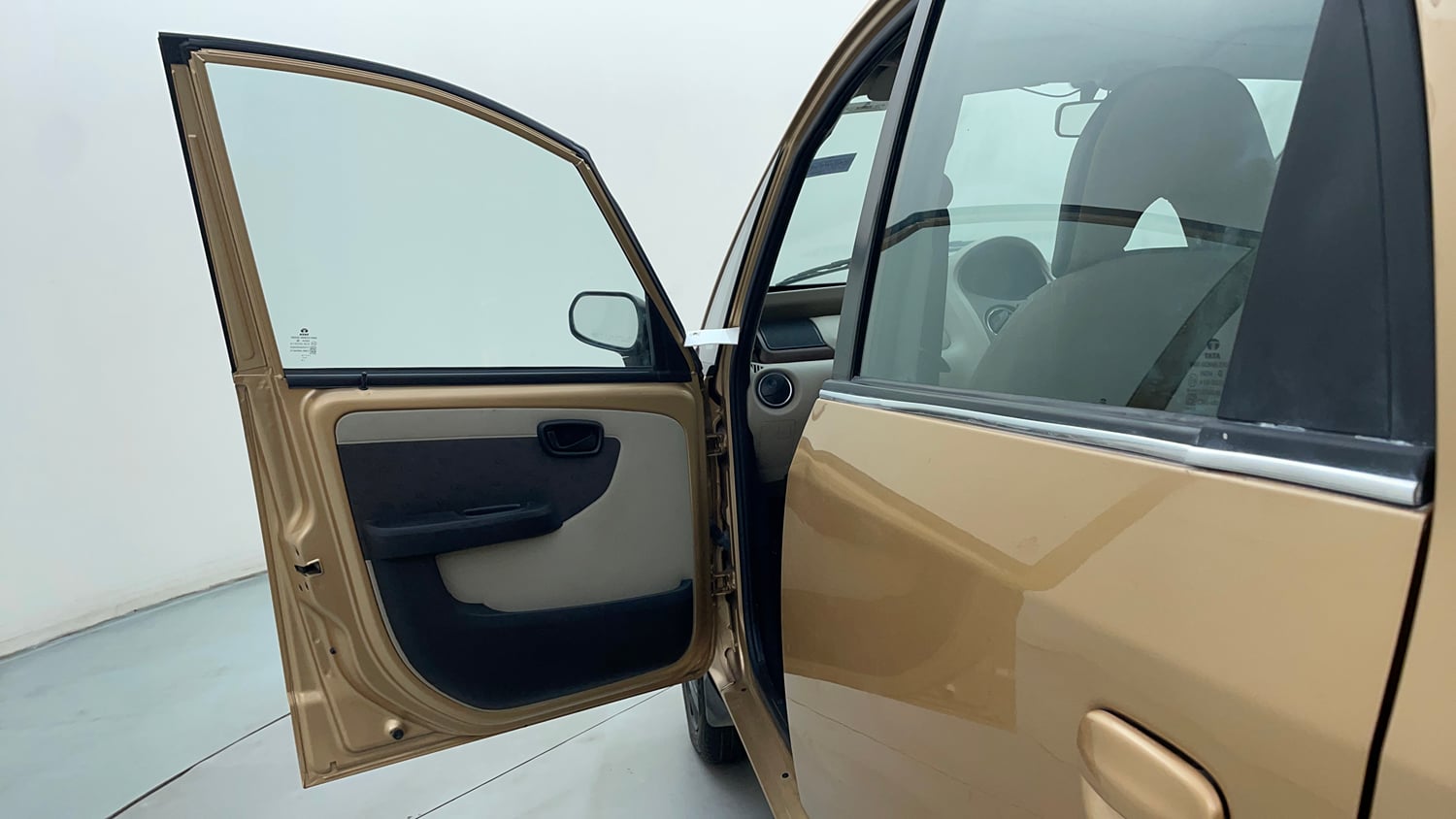 Used 2015 Tata Nano Twist XTA Petrol Automatic interior LEFT FRONT DOOR OPEN VIEW