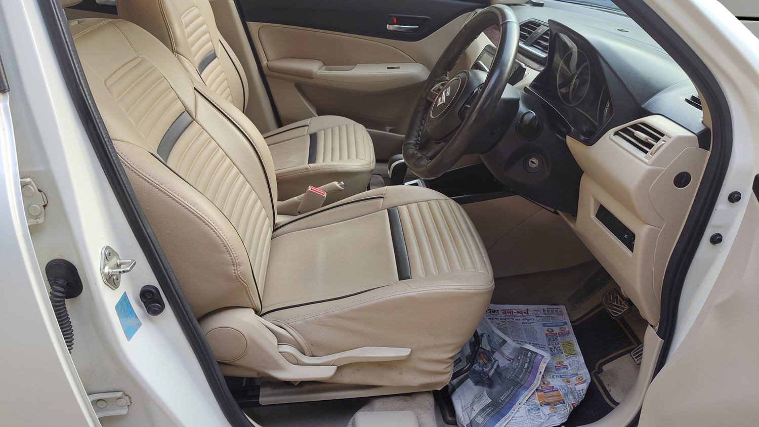 Used 2020 Maruti Suzuki Dzire VXi AMT Petrol Automatic interior RIGHT SIDE FRONT DOOR CABIN VIEW