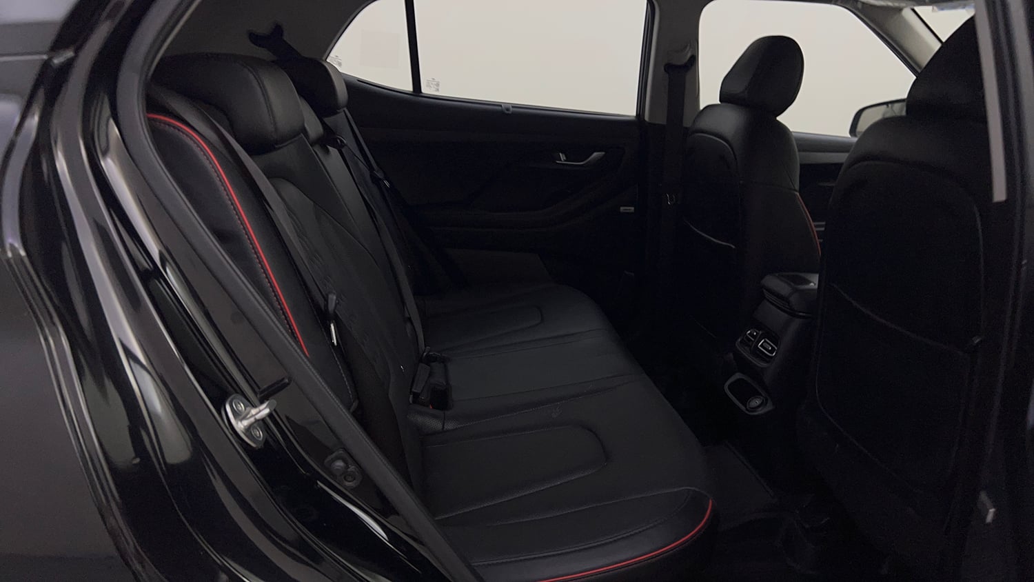 Used 2023 Hyundai Creta SX (O) 1.5 Petrol IVT Knight Petrol Automatic interior RIGHT SIDE REAR DOOR CABIN VIEW