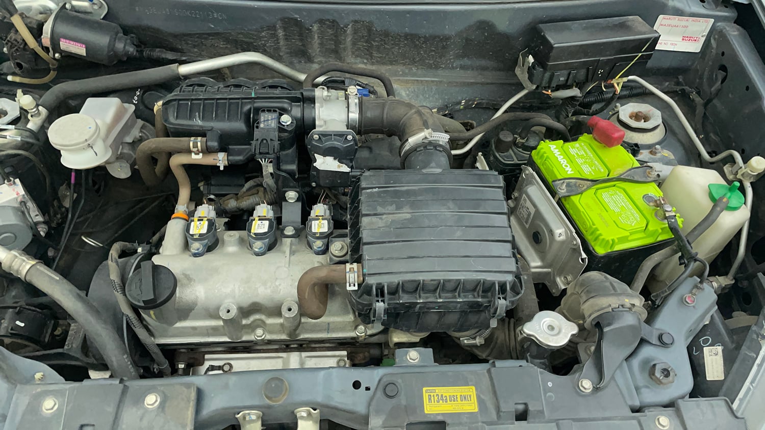 Used 2022 Maruti Suzuki Alto 800 VXi Petrol Manual engine ENGINE LEFT SIDE VIEW