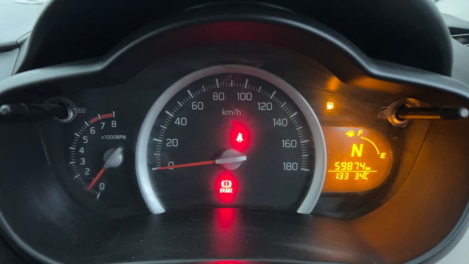 Used 2019 Maruti Suzuki Celerio ZXi AMT Petrol Automatic interior CLUSTERMETER VIEW