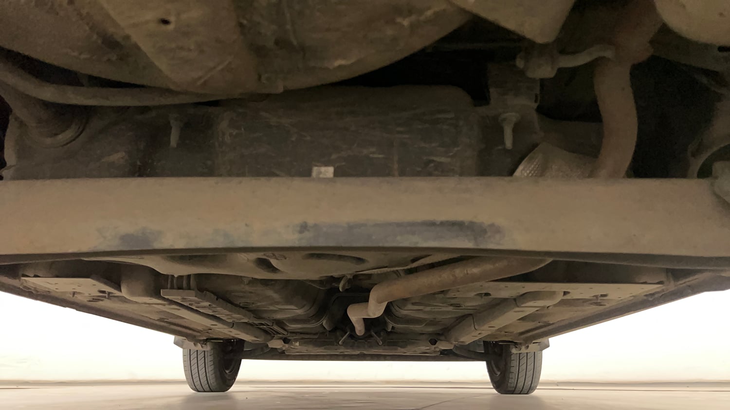 Used 2019 Hyundai Santro Sportz Petrol Manual extra REAR UNDERBODY VIEW (TAKEN FROM REAR)