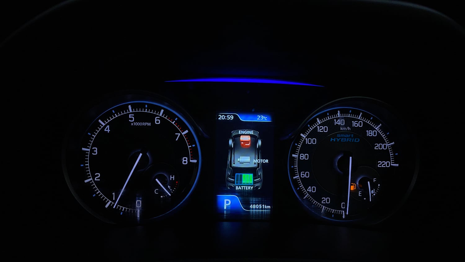 Used 2022 Maruti Suzuki XL6 Alpha Plus AT Petrol Petrol Automatic interior CLUSTERMETER VIEW