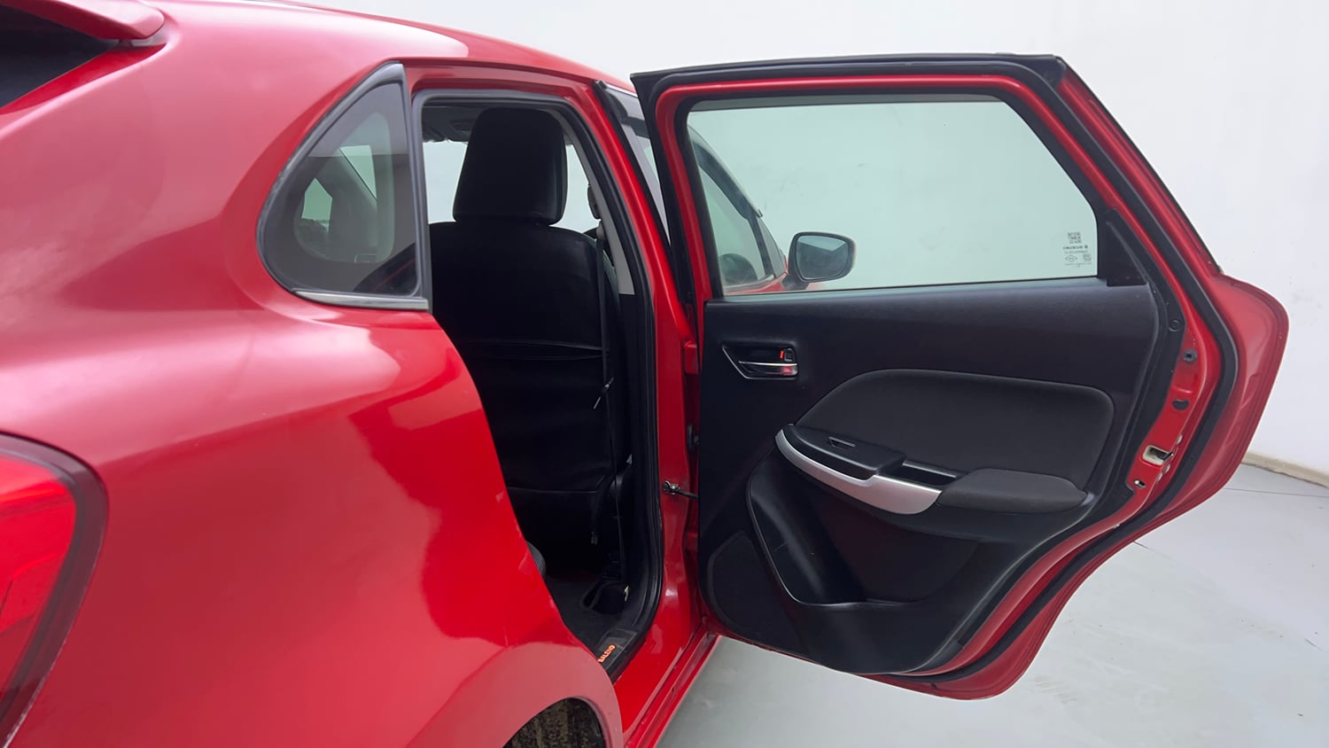 Used 2018 Maruti Suzuki Baleno Alpha 1.2 AT Petrol Automatic interior RIGHT REAR DOOR OPEN VIEW