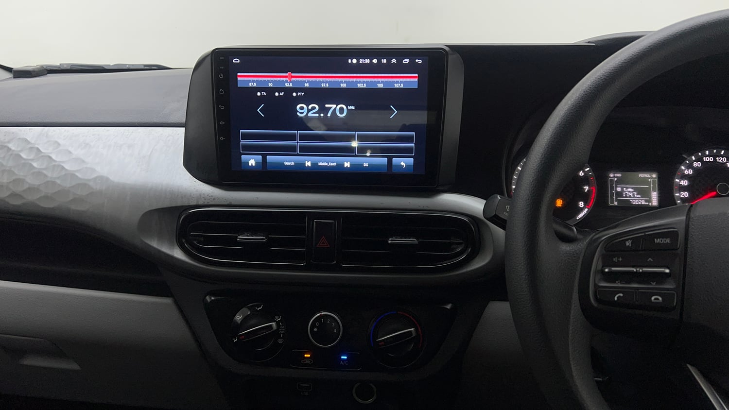 Used 2021 Hyundai Grand i10 Nios Magna 1.2 Kappa VTVT CNG Cng Manual interior MUSIC SYSTEM & AC CONTROL VIEW