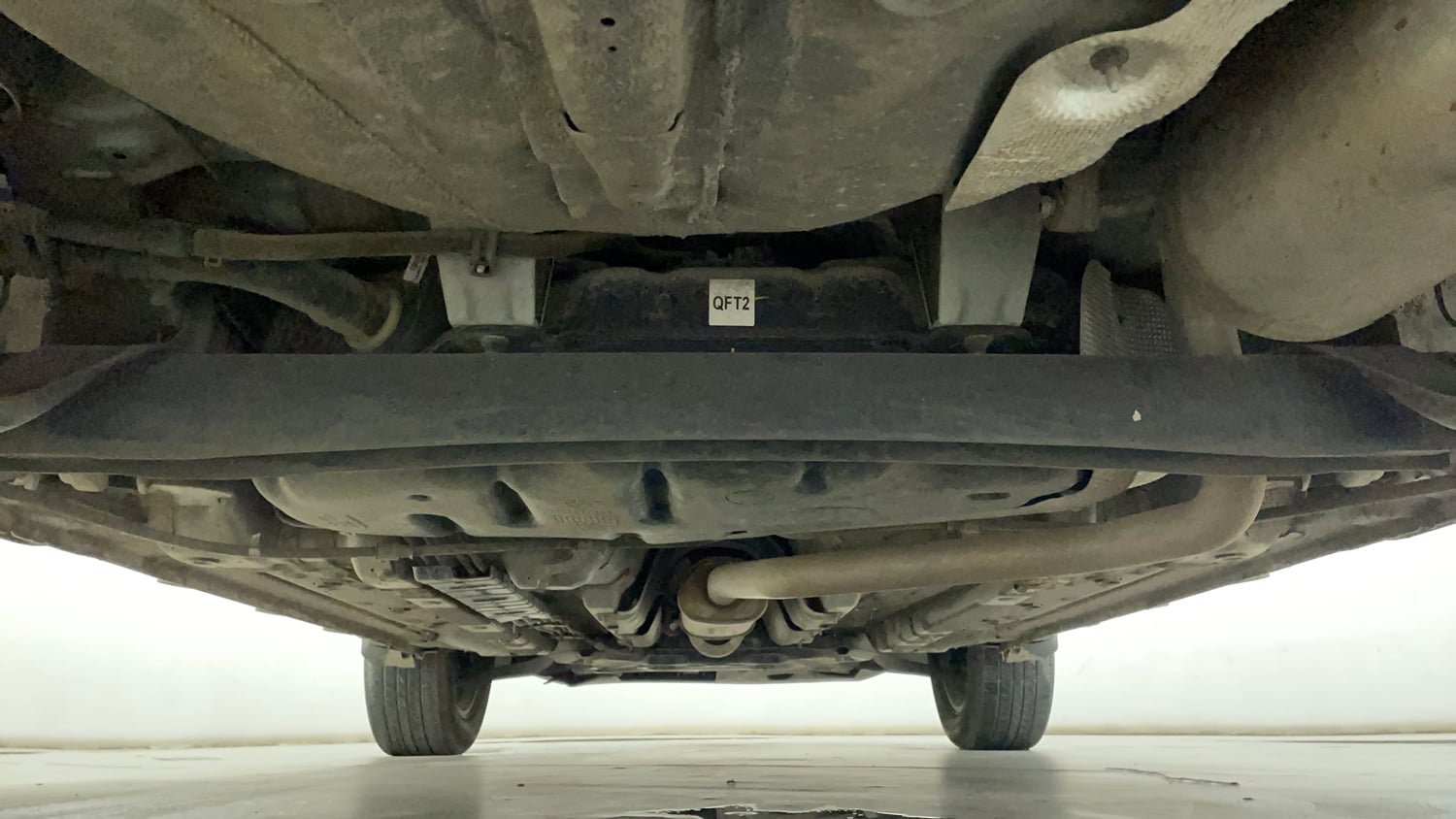 Used 2022 Hyundai Venue SX Plus 1.0 Turbo DCT Petrol Automatic extra REAR UNDERBODY VIEW (TAKEN FROM REAR)