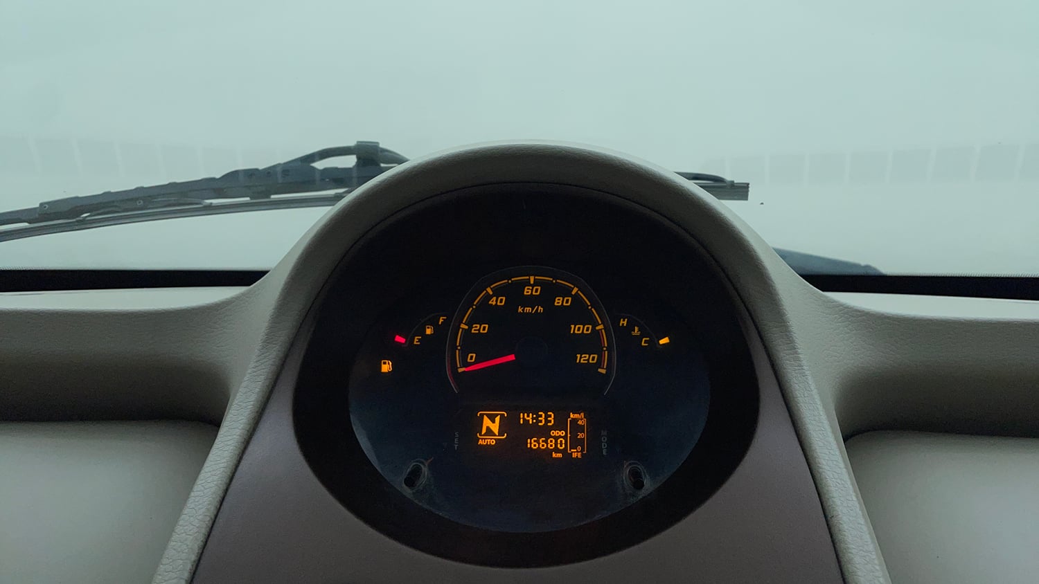 Used 2015 Tata Nano Twist XTA Petrol Automatic interior CLUSTERMETER VIEW