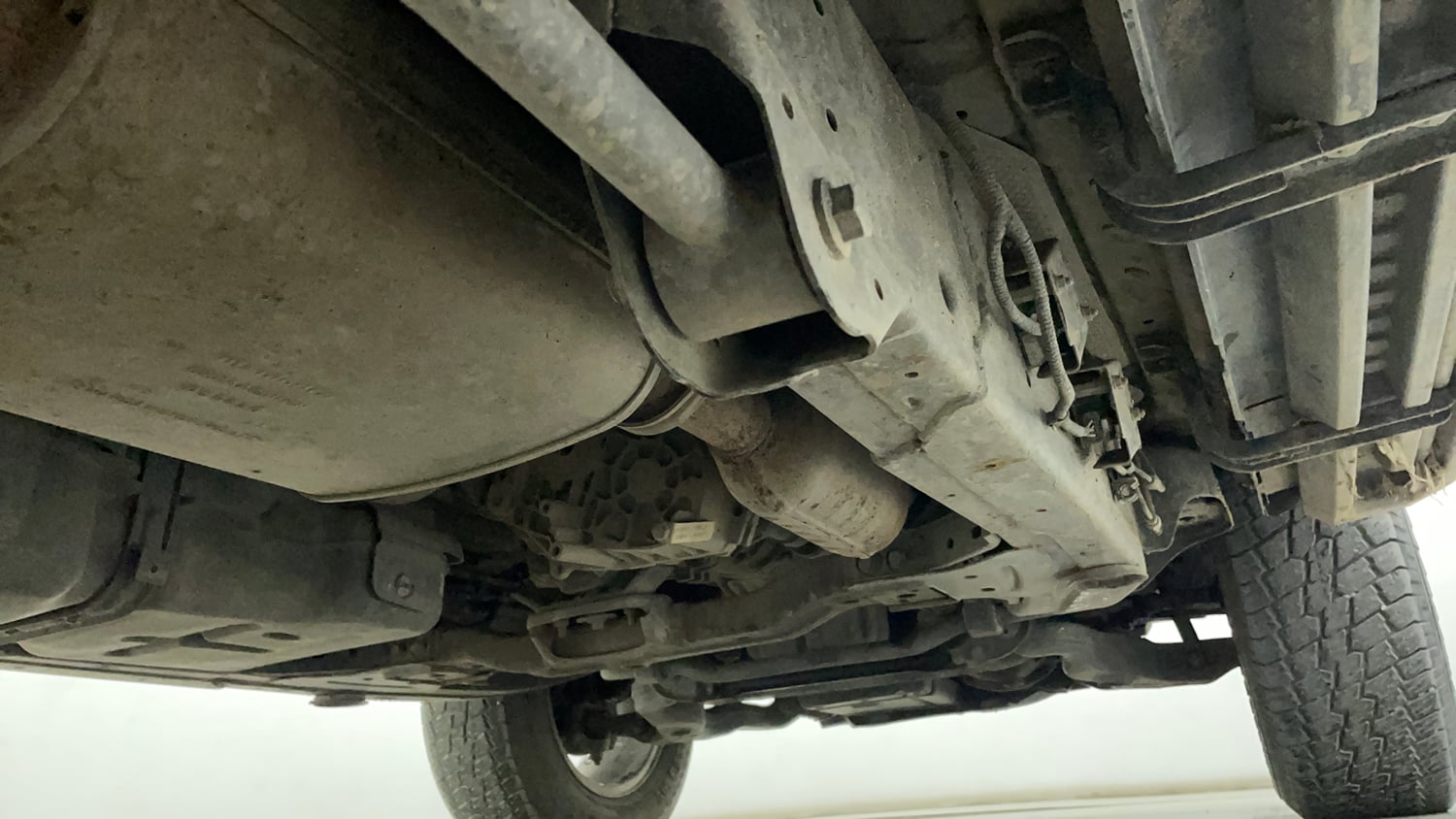 Used 2024 Mahindra Thar LX Hard Top Diesel MT 4WD Diesel Manual extra REAR RIGHT UNDERBODY VIEW