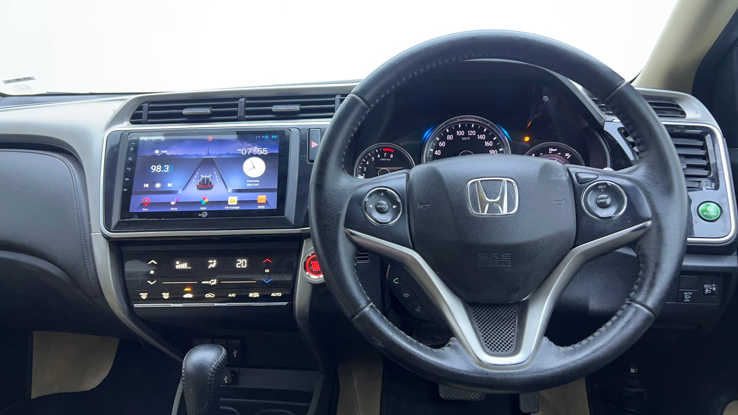 Used 2017 Honda City ZX CVT Petrol Petrol Automatic interior STEERING VIEW