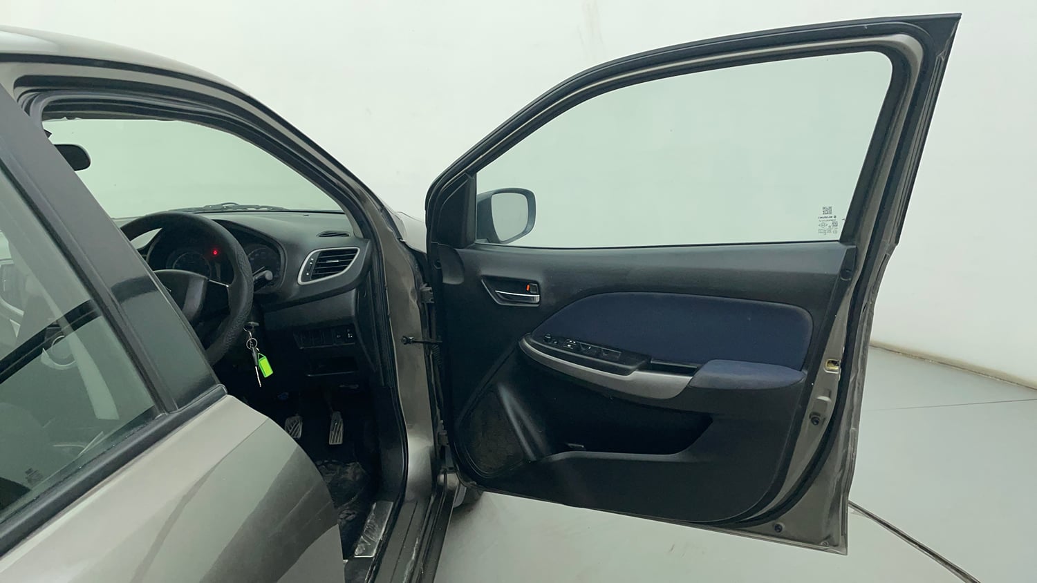 Used 2019 Maruti Suzuki Baleno Delta Petrol Manual interior RIGHT FRONT DOOR OPEN VIEW
