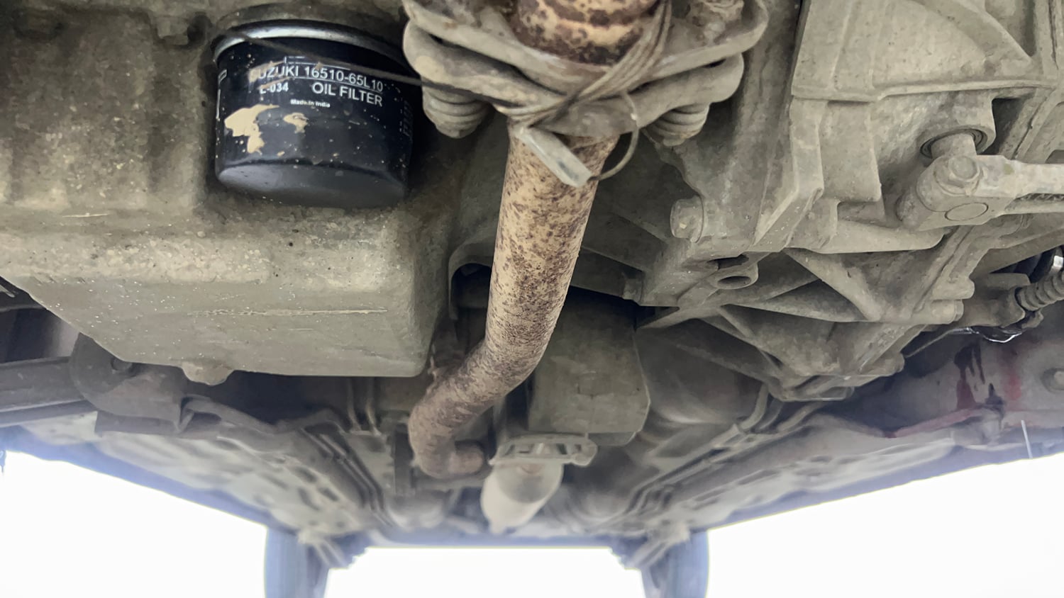 Used 2019 maruti-suzuki Alto K10 LXi (O) CNG Cng Manual extra FRONT LEFT UNDERBODY VIEW