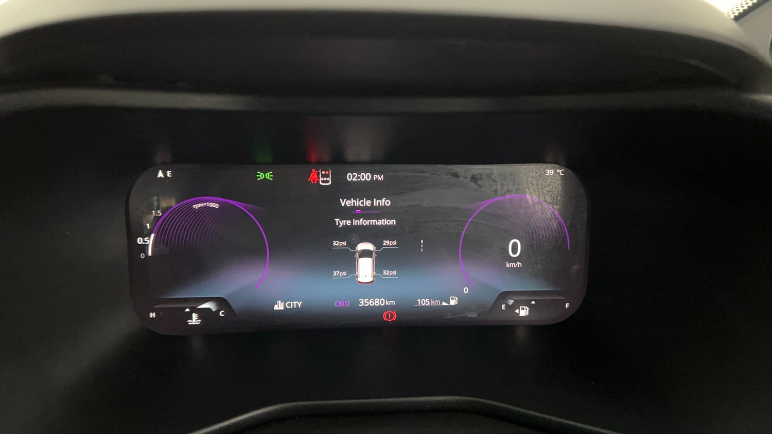 Used 2024 Tata Nexon Fearless S 1.5 Revotorq Diesel 6MT DT Diesel Manual interior CLUSTERMETER VIEW