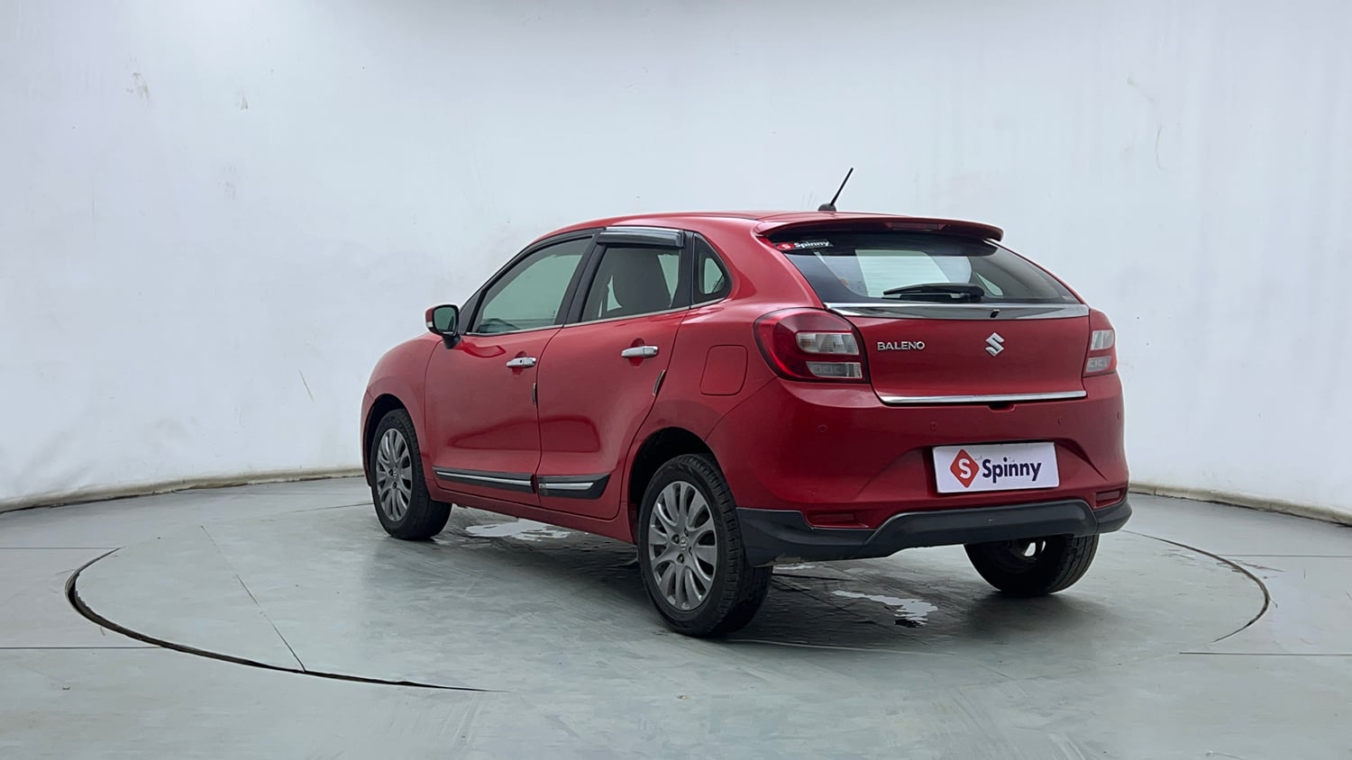 Used 2018 Maruti Suzuki Baleno Alpha 1.2 AT Petrol Automatic exterior LEFT REAR CORNER VIEW