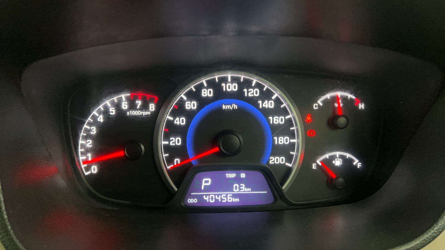 Used 2018 Hyundai Grand i10 Sportz (O) AT 1.2 Kappa VTVT Petrol Automatic interior CLUSTERMETER VIEW