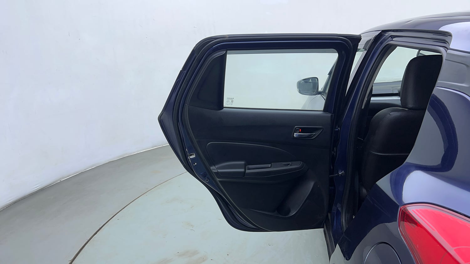 Used 2019 Maruti Suzuki Swift VXi AMT Petrol Automatic interior LEFT REAR DOOR OPEN VIEW