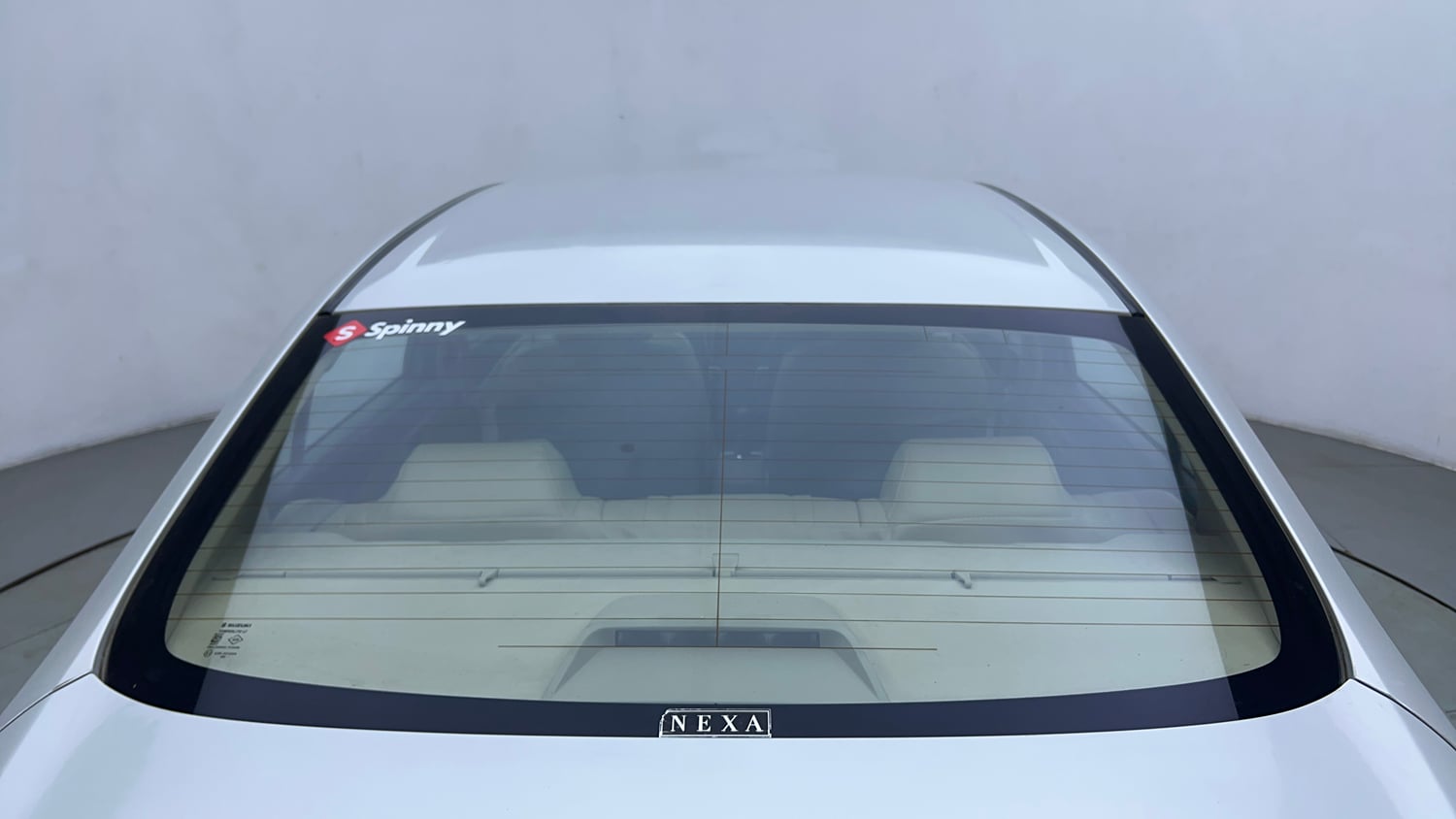 Used 2017 Maruti Suzuki Ciaz Zeta 1.4 AT Petrol Automatic exterior BACK WINDSHIELD VIEW