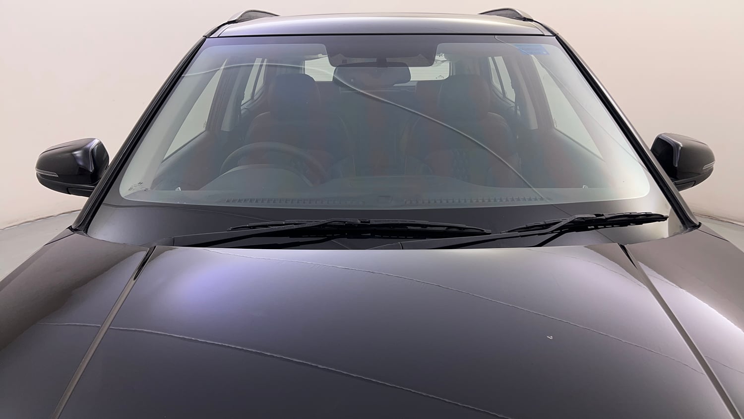 Used 2023 Hyundai Creta SX (O) 1.5 Petrol IVT Knight Petrol Automatic exterior FRONT WINDSHIELD VIEW