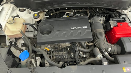 Used 2022 Kia Seltos GTX Plus 1.4 DCT Petrol Automatic engine ENGINE RIGHT SIDE VIEW