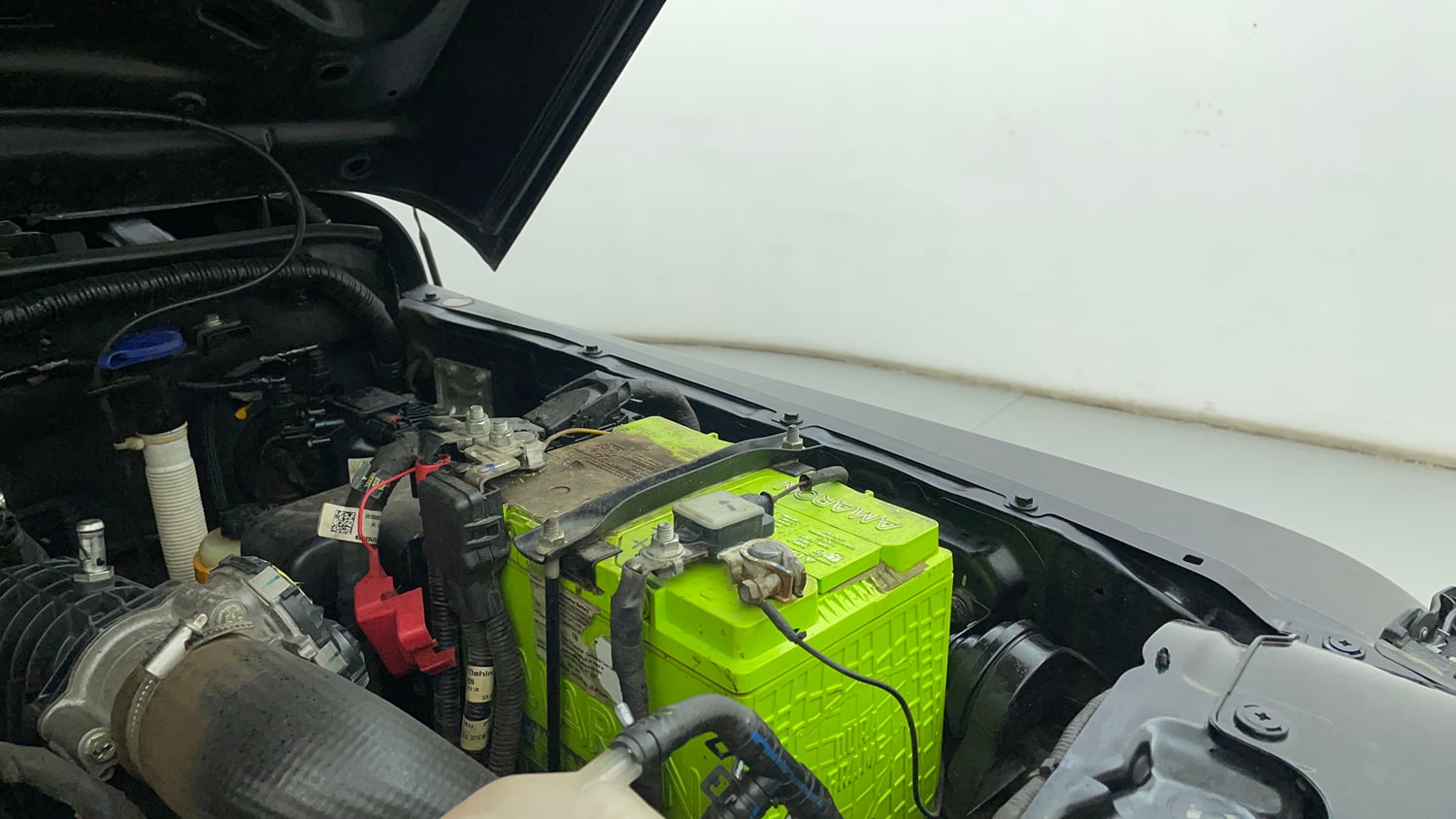 Used 2024 Mahindra Thar LX Hard Top Diesel MT 4WD Diesel Manual engine ENGINE LEFT SIDE HINGE & APRON VIEW
