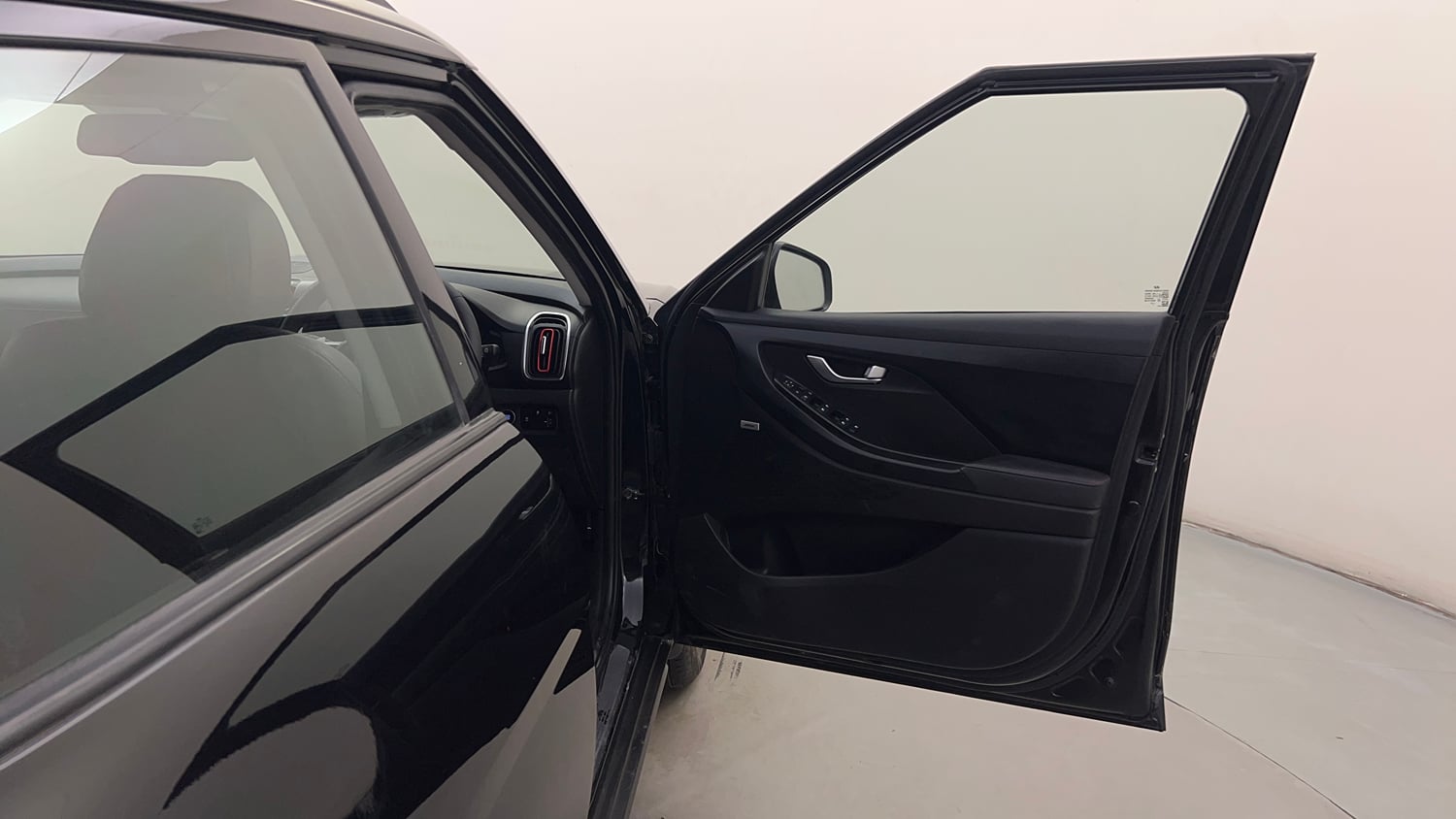 Used 2023 Hyundai Creta SX (O) 1.5 Petrol IVT Knight Petrol Automatic interior RIGHT FRONT DOOR OPEN VIEW