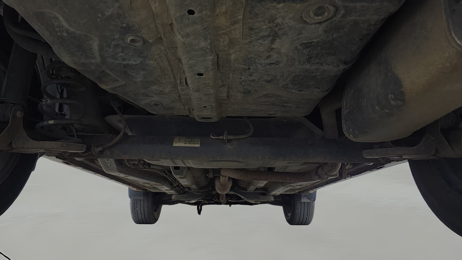Used 2023 Tata Nexon XZ Plus LUXS Petrol Manual extra REAR UNDERBODY VIEW (TAKEN FROM REAR)