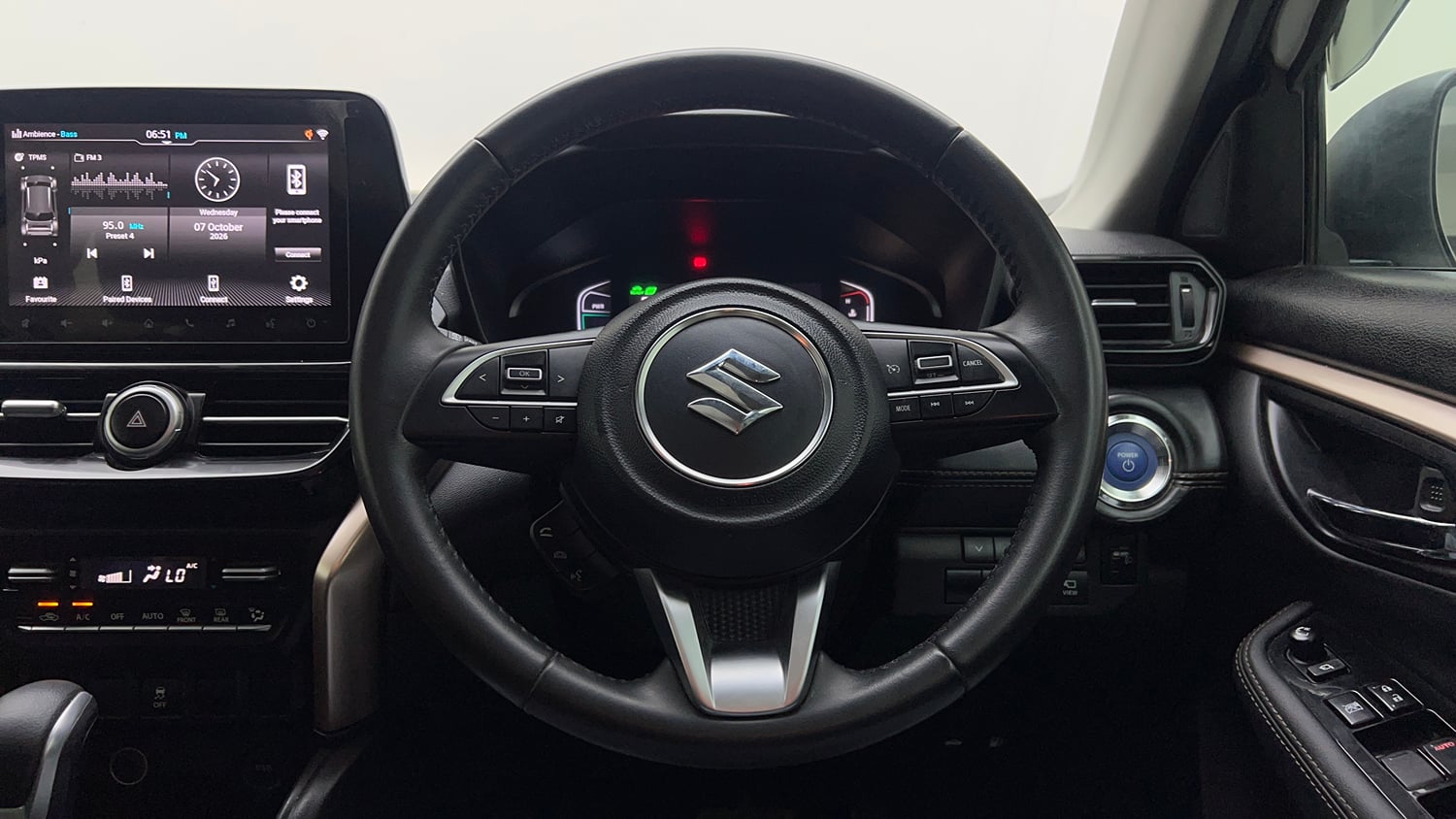 Used 2023 Maruti Suzuki Grand Vitara Alpha Plus Intelligent Hybrid eCVT Hybrid Automatic interior STEERING VIEW