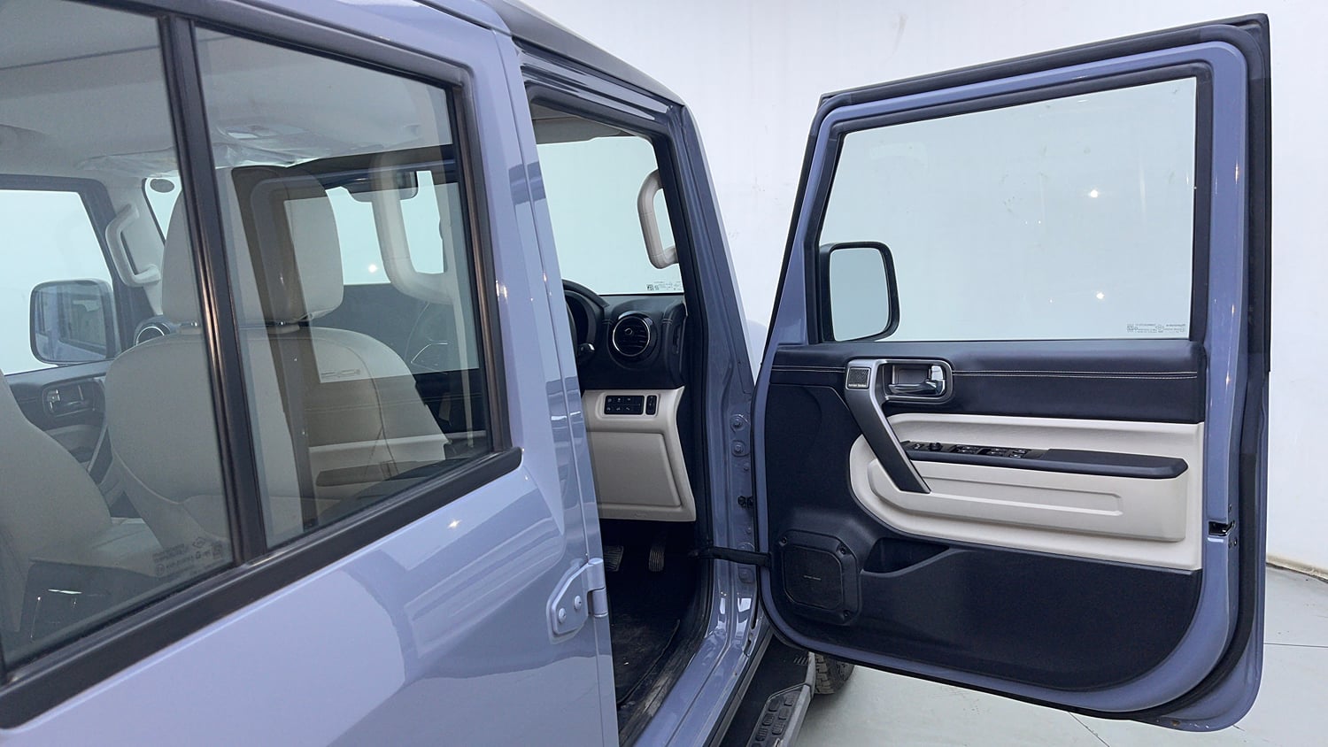 Used 2026 Mahindra Thar Roxx AX7 L Diesel AT 2WD Diesel Automatic interior RIGHT FRONT DOOR OPEN VIEW