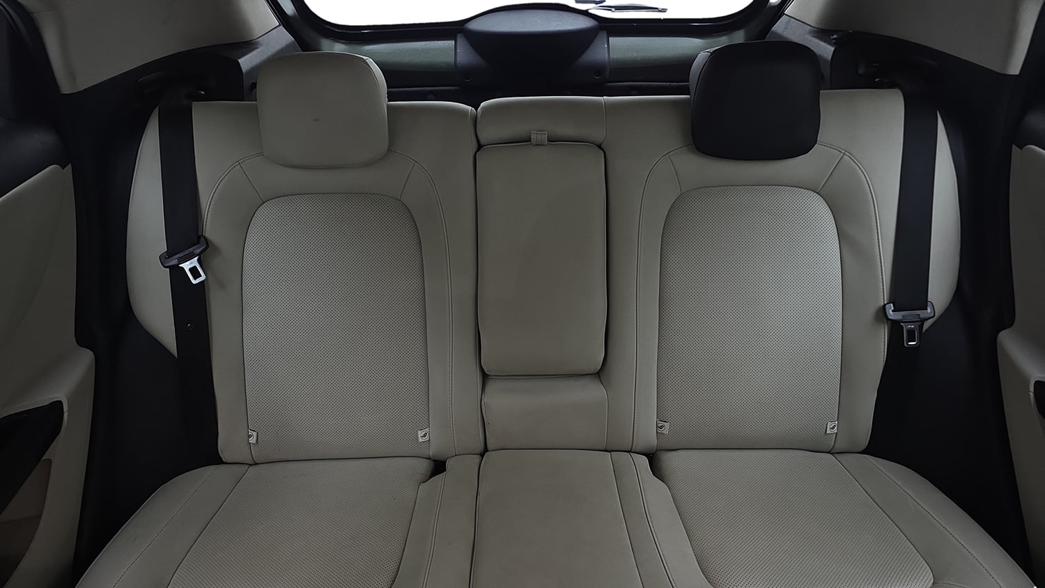 Used 2023 Tata Nexon XZ Plus LUXS Petrol Manual interior REAR SEAT CONDITION VIEW