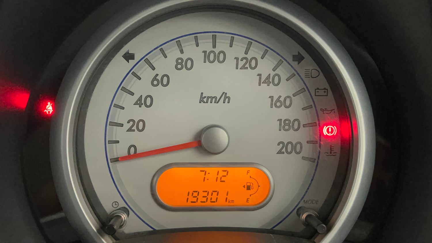 Used 2015 Maruti Suzuki Ritz Zxi BS-IV Petrol Manual interior CLUSTERMETER VIEW