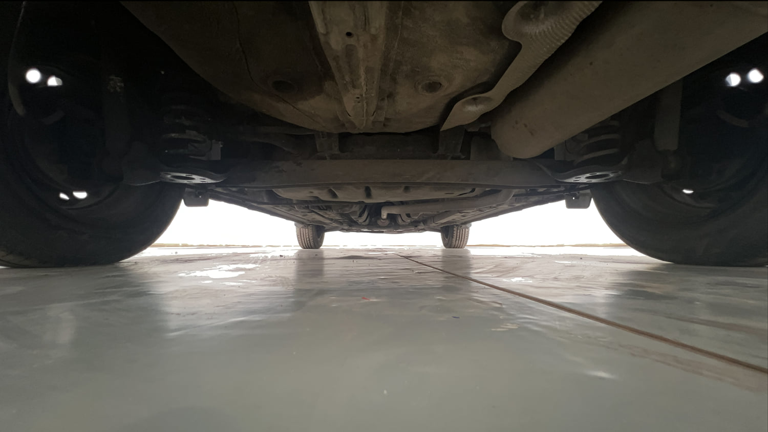 Used 2022 Hyundai Venue SX 1.2 Petrol Petrol Manual extra REAR UNDERBODY VIEW (TAKEN FROM REAR)