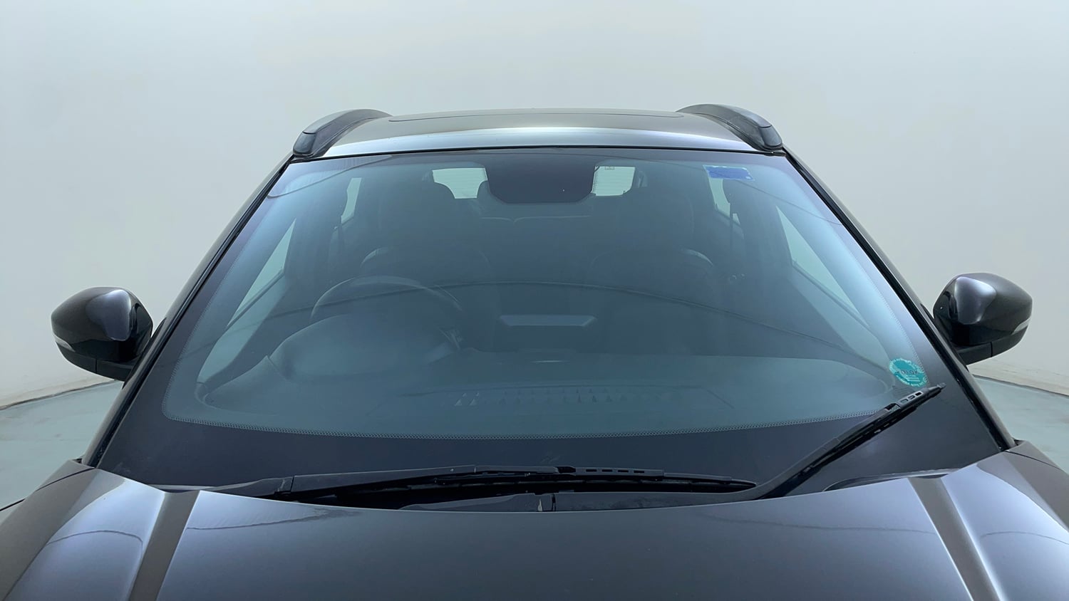Used 2022 Tata Nexon XZA Plus (Premium) Dark Edition Petrol Automatic exterior FRONT WINDSHIELD VIEW