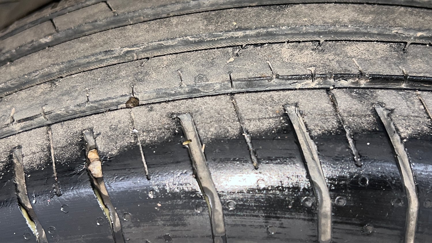 Used 2022 Tata Punch Adventure MT Petrol Manual tyres LEFT REAR TYRE TREAD VIEW