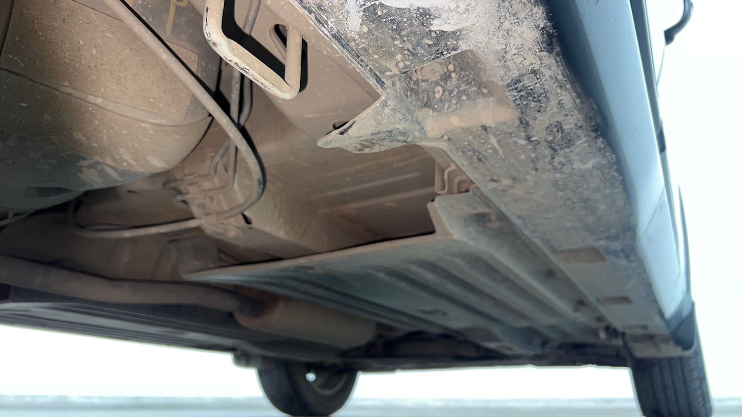 Used 2023 Maruti Suzuki Grand Vitara Alpha Plus Intelligent Hybrid eCVT Hybrid Automatic extra REAR RIGHT UNDERBODY VIEW