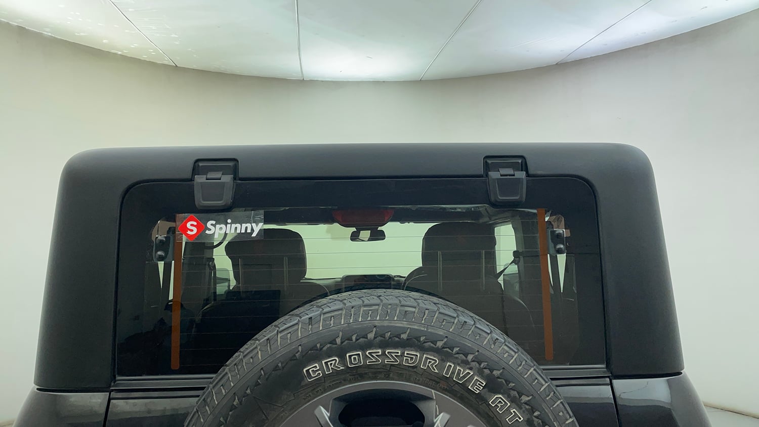 Used 2024 Mahindra Thar LX Hard Top Diesel MT 4WD Diesel Manual exterior BACK WINDSHIELD VIEW
