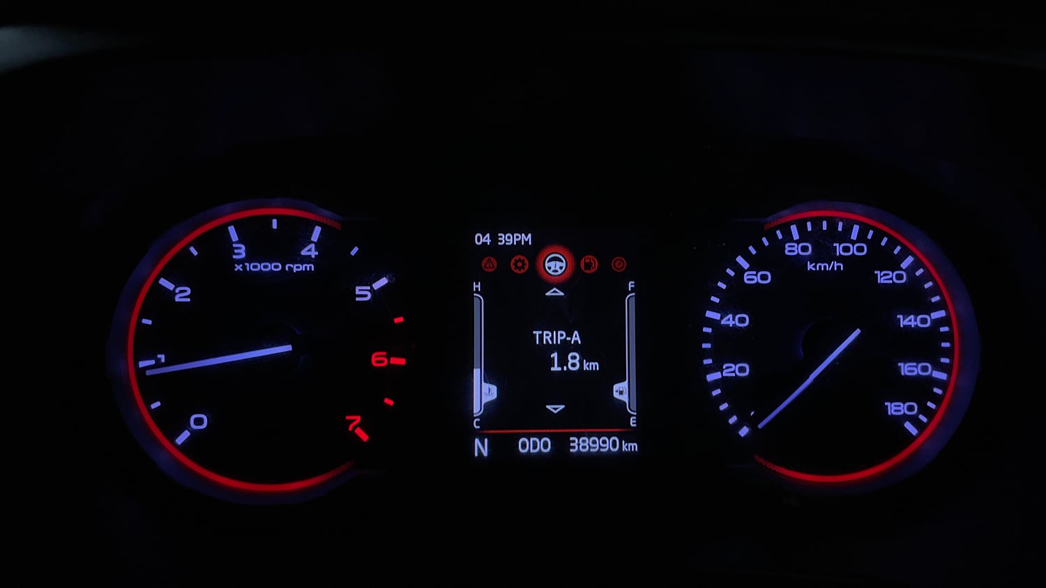 Used 2022 mahindra Thar LX Hard Top Petrol MT 4WD Petrol Manual interior CLUSTERMETER VIEW