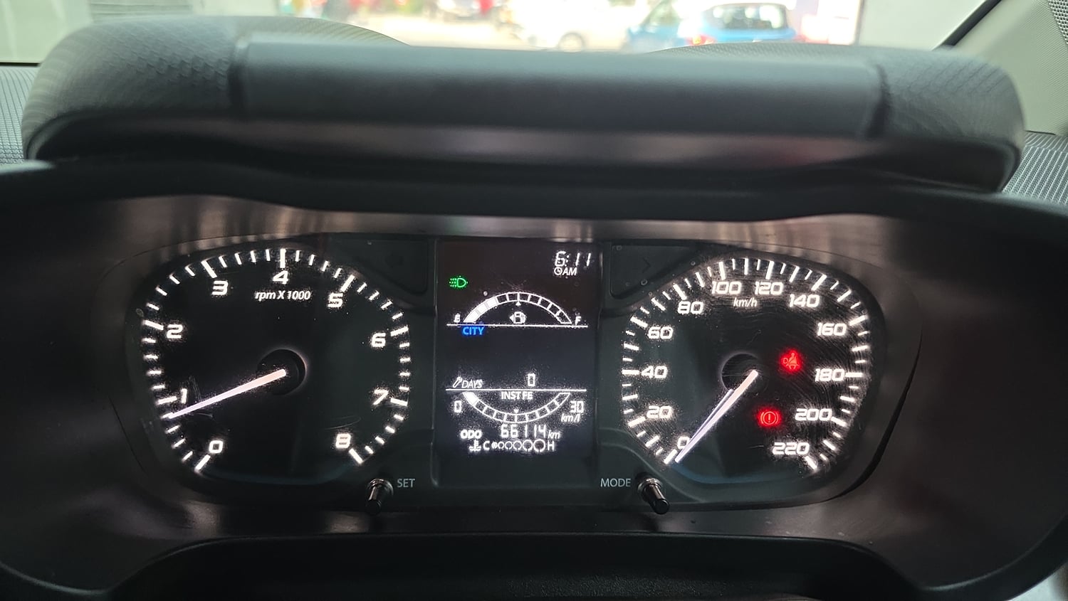 Used 2023 Tata Altroz XZ Diesel Diesel Manual interior CLUSTERMETER VIEW