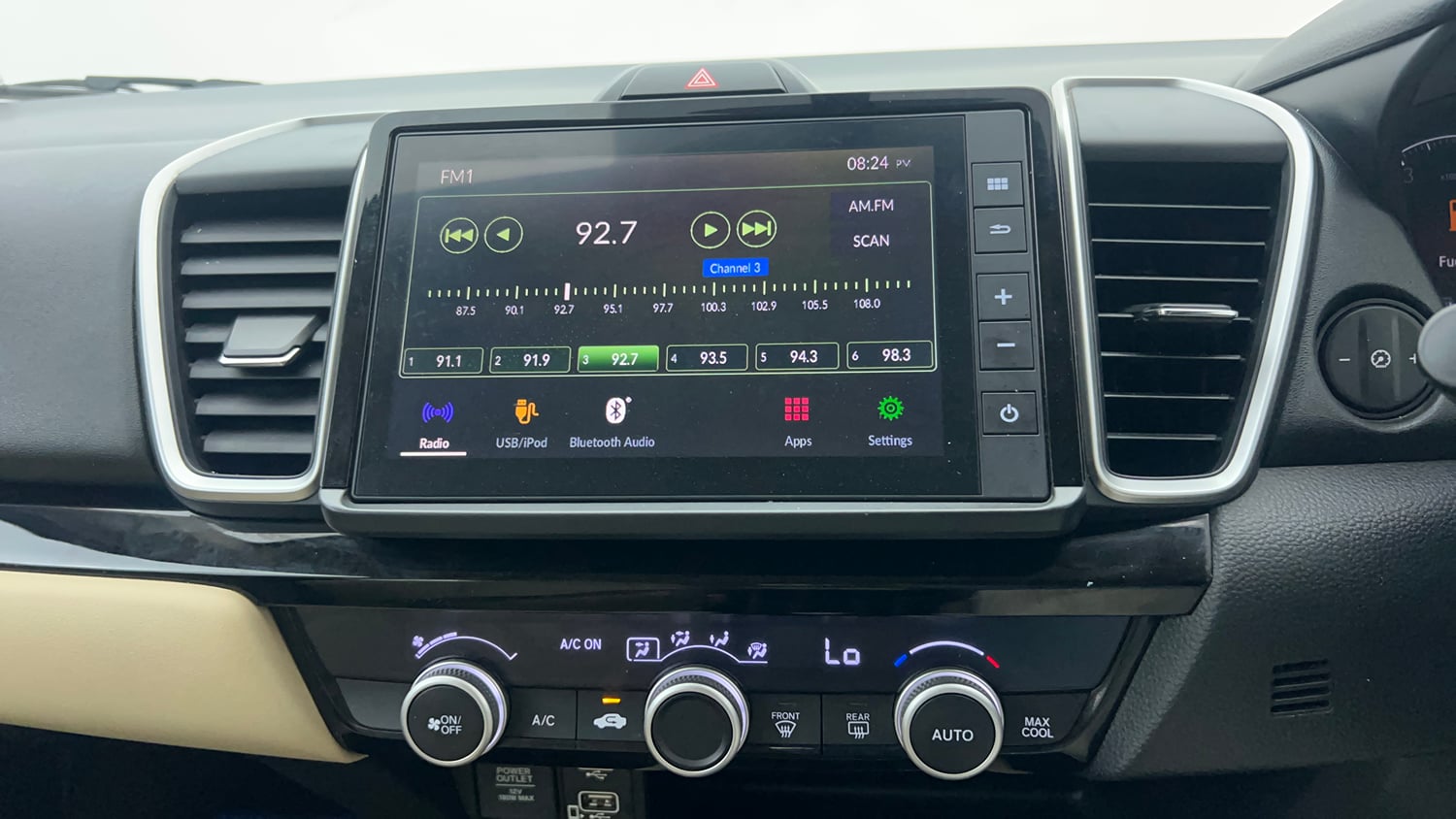 Used 2021 Honda City VX Petrol Petrol Manual interior MUSIC SYSTEM & AC CONTROL VIEW