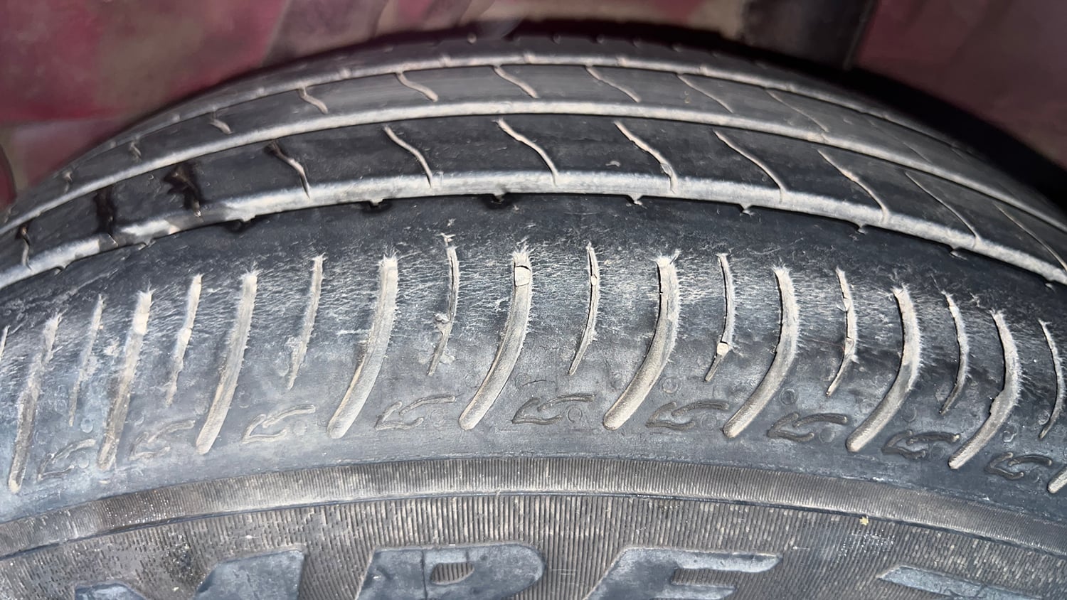 Used 2021 Honda City 4th Generation SV Petrol Petrol Manual tyres LEFT REAR TYRE TREAD VIEW