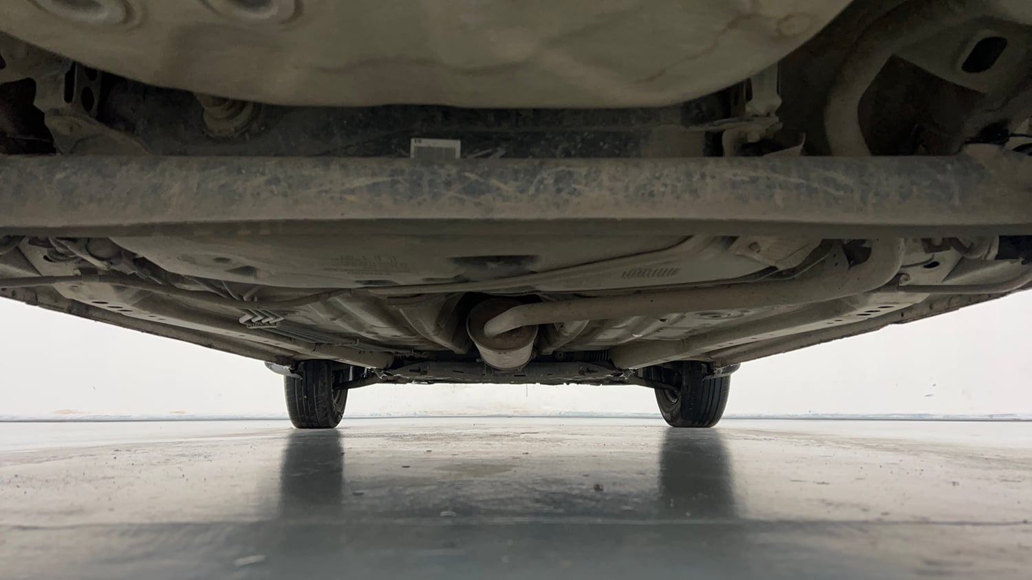 Used 2024 Maruti Suzuki Wagon R LXI 1.0 Petrol Manual extra REAR UNDERBODY VIEW (TAKEN FROM REAR)
