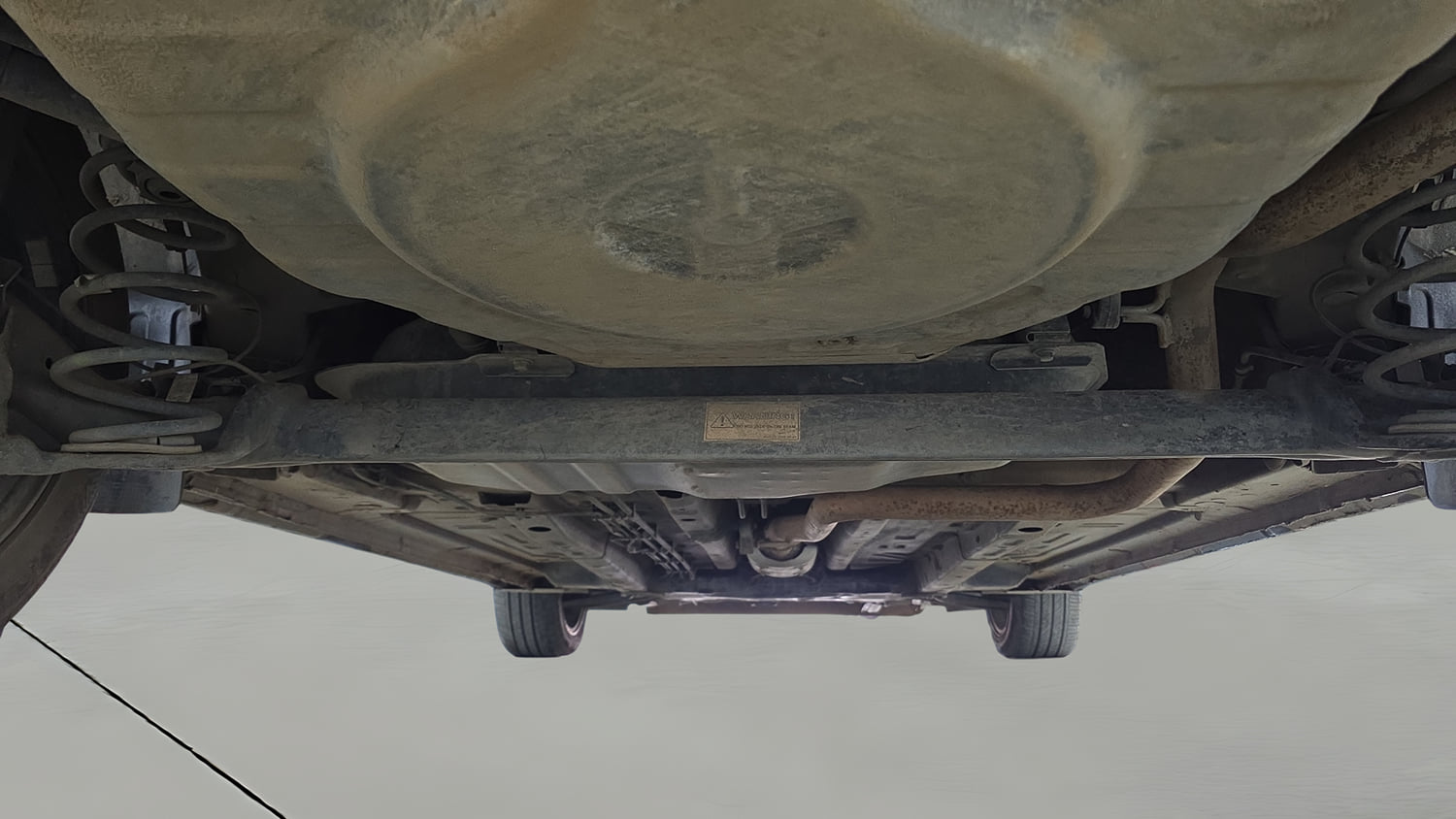 Used 2023 Tata Altroz XZ Diesel Diesel Manual extra REAR UNDERBODY VIEW (TAKEN FROM REAR)