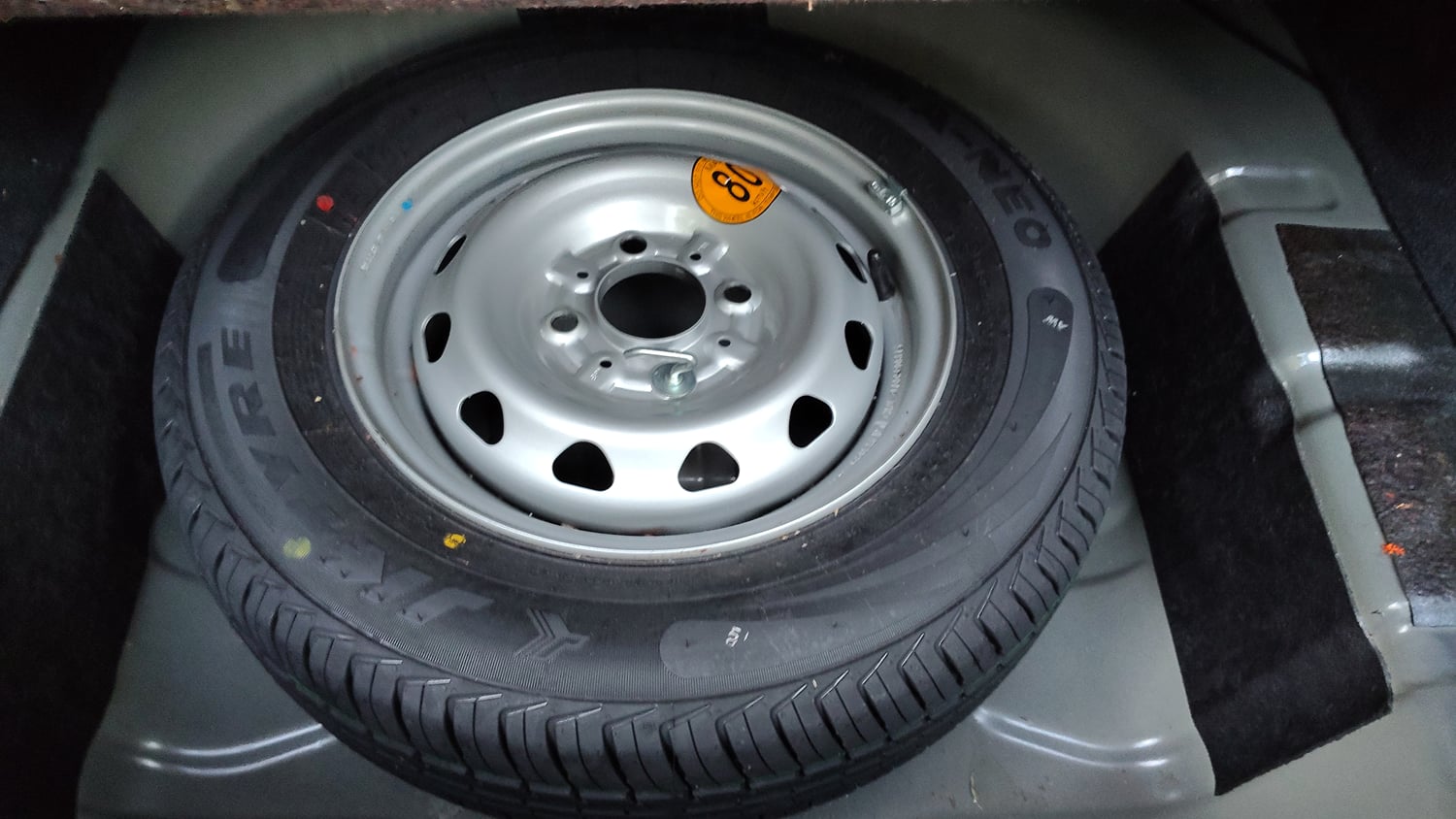 Used 2025 Tata Tigor XZ Plus LUX Petrol Manual tyres SPARE TYRE VIEW