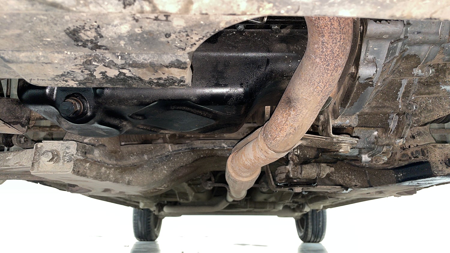 Used 2017 Tata Zest XE Petrol Petrol Manual extra FRONT LEFT UNDERBODY VIEW