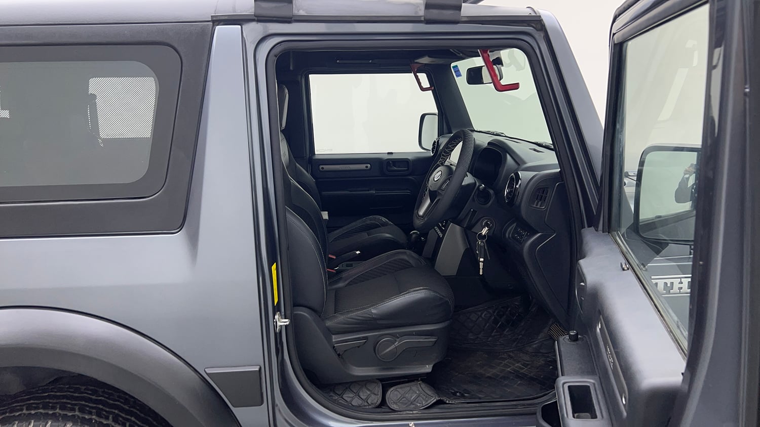 Used 2022 mahindra Thar LX Hard Top Petrol AT 4WD Petrol Automatic interior RIGHT SIDE FRONT DOOR CABIN VIEW