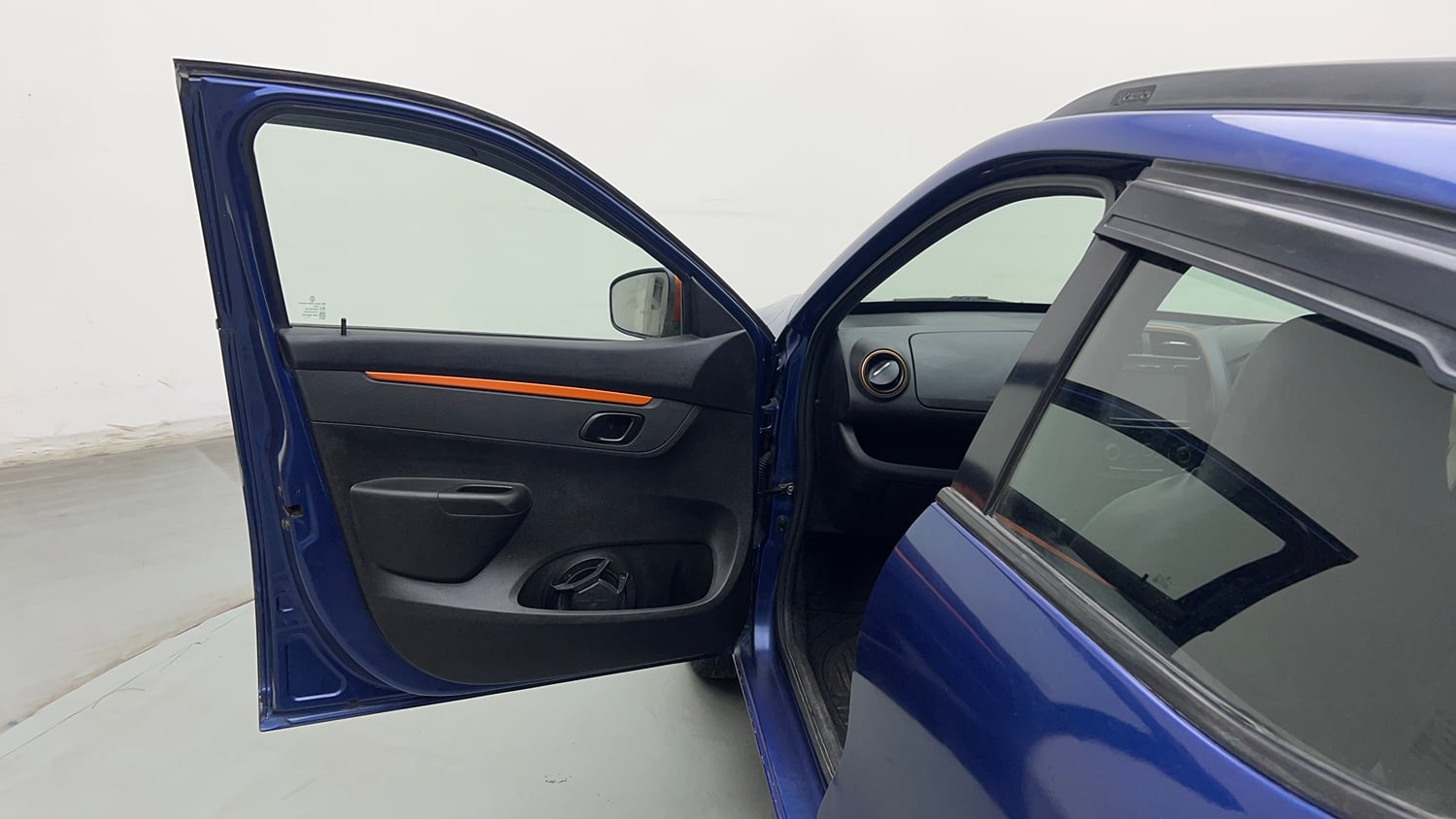 Used 2018 Renault Kwid CLIMBER 1.0 Petrol Manual interior LEFT FRONT DOOR OPEN VIEW